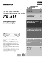 Onkyo-FR-435-Owners-Manual 