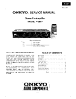 Onkyo-Integra-P-388F-Service-Manual