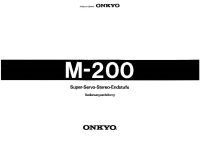 Onkyo-M-200-Owners-Manual 
