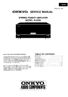 Onkyo-M-5550-Service-Manual