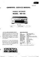 Onkyo-MD-105-Service-Manual 