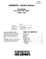 Onkyo-T-4000-Service-Manual