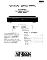 Onkyo-T-404-Service-Manual