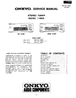 Onkyo-T-405-Service-Manual