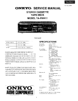 Onkyo-TARW-411-Service-Manual 