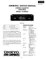 Onkyo-TARW-544-Service-Manual 