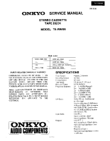 Onkyo-TARW-66-Service-Manual 