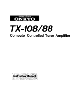 Onkyo-TX-108-TX-88-Owners-Manual