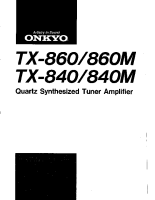 Onkyo-TX-860-Owners-Manual