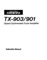 Onkyo-TX-903-Owners-Manual