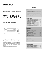 Onkyo-TXDS-474-Owners-Manual
