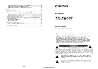 Onkyo-TXSR-608-Owners-Manual