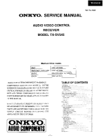 Onkyo-TXSV-545-Service-Manual