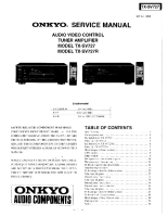 Onkyo-TXSV-727-Service-Manual