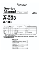 Pioneer-A-203-Service-Manual