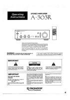 Pioneer-A-303-R-Owners-Manual