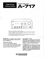 Pioneer-A717-Owners-Manual