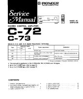 Pioneer-C-73-Service-Manual