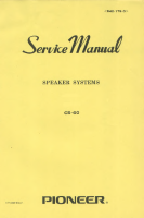 Pioneer-CS-60-Service-Manual