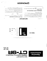 Pioneer-CT-9-R-Owners-Manual