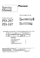 Pioneer-PD-107-Service-Manual