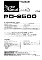Pioneer-PD-8500-Service-Manual