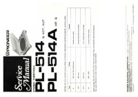 Pioneer-PL-514-Service-Manual