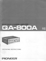 Pioneer-QA-800A-Owners-Manual