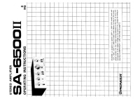 Pioneer-SA-6500-II-Owners-Manual