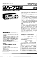 Pioneer-SA-708-Owners-Manual