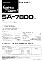 Pioneer-SA-7800-Service-Manual
