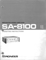 Pioneer-SA-8100-Owners-Manual