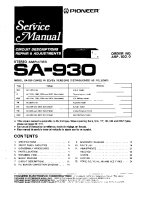 Pioneer-SA-930-Service-Manual