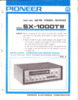 Pioneer-SX-1000-TW-Service-Manual