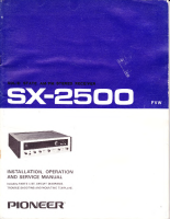 Pioneer-SX-2500-Owners-Manual