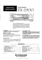 Pioneer-SX-2900-Owners-Manual 