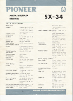 Pioneer-SX-34-Specifications 