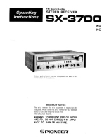 Pioneer-SX-3700-Owners-Manual