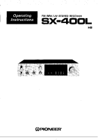 Pioneer-SX-400L-Owners-Manual