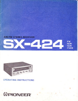 Pioneer-SX-424-Owners-Manual