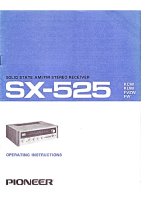 Pioneer-SX-525-Owners-Manual