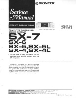 Pioneer-SX-6-Service-Manual