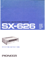 Pioneer-SX-626-Owners-Manual