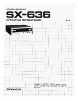 Pioneer-SX-636-Owners-Manual