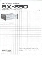 Pioneer-SX-850-Owners-Manual