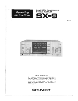 Pioneer-SX-9-Owners-Manual