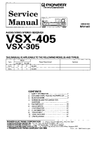 Pioneer-VSX-305-Service-Manual