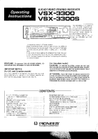 Pioneer-VSX-3300S-Owners-Manual