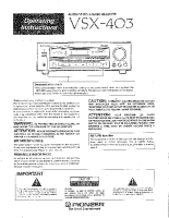 Pioneer-VSX-403-Service-Manual