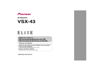 Pioneer-VSX-43-Owners-Manual
